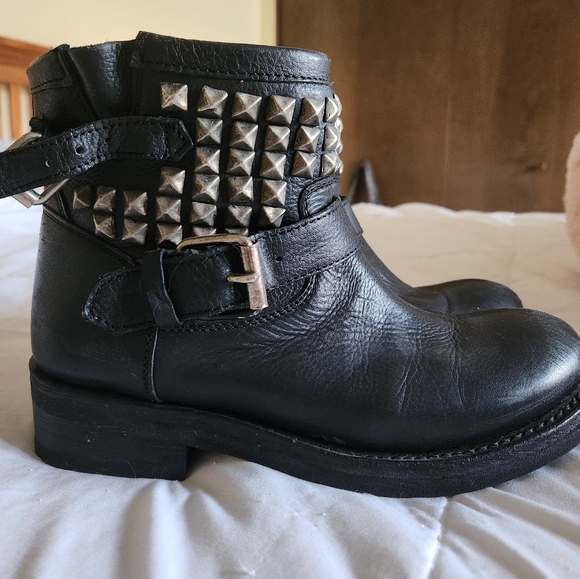 Ash studded motorcycle booties - Picture 2 of 14